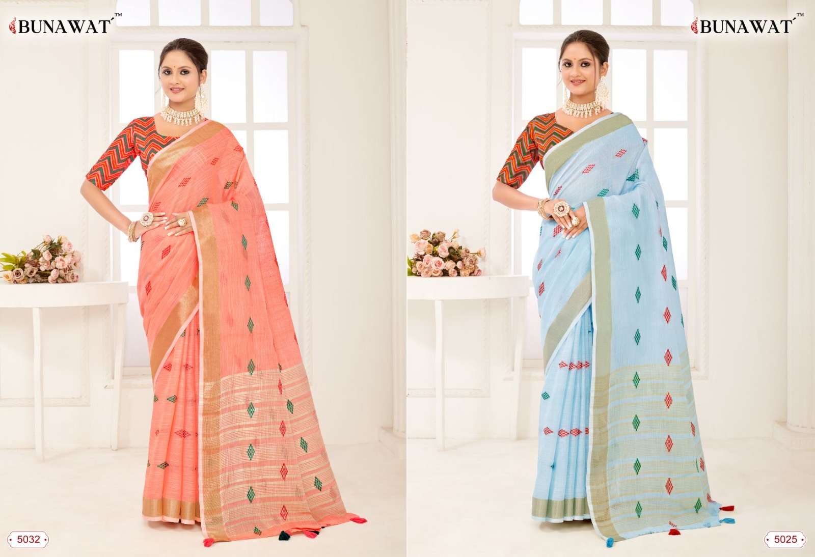 BUNAWAT PADAMSHREE Saree Wholesale catalog