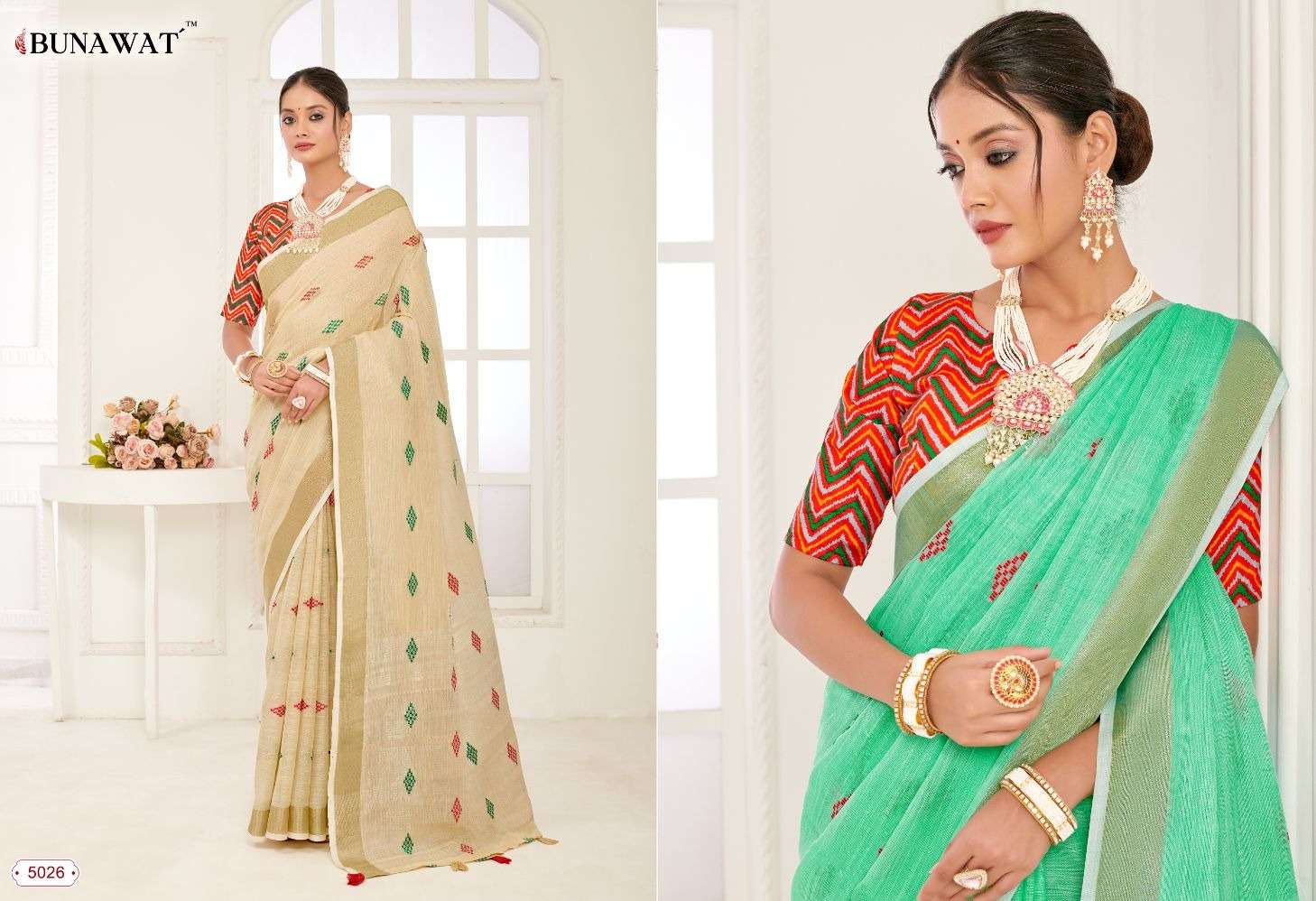 BUNAWAT PADAMSHREE Saree Wholesale catalog