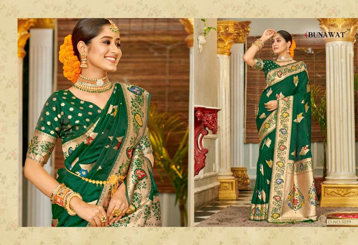 BUNAWAT SEHNAI Banarasi Silk Saree Wholesale catalog