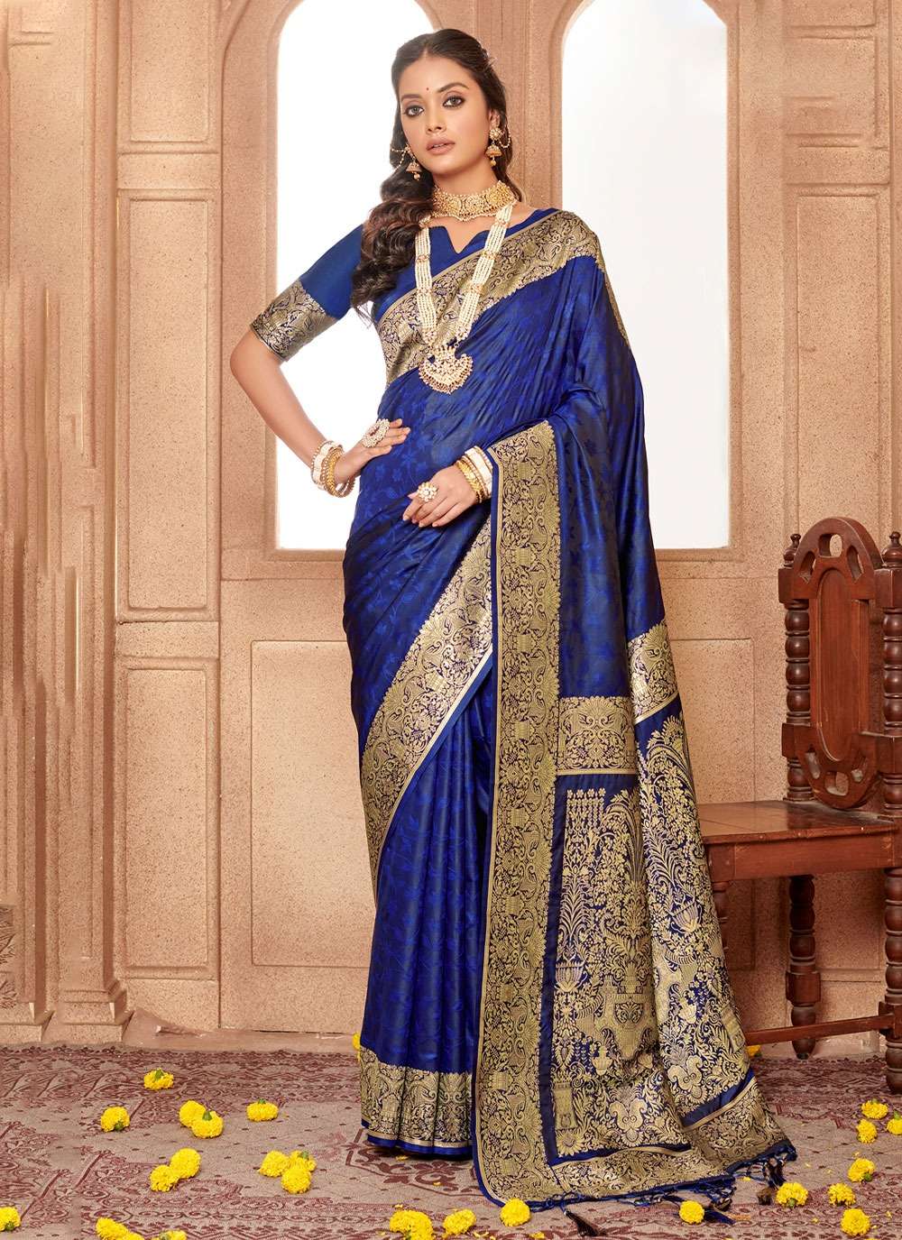 BUNAWAT ZAMDANI SILK Banarasi Silk Saree Wholesale catalog