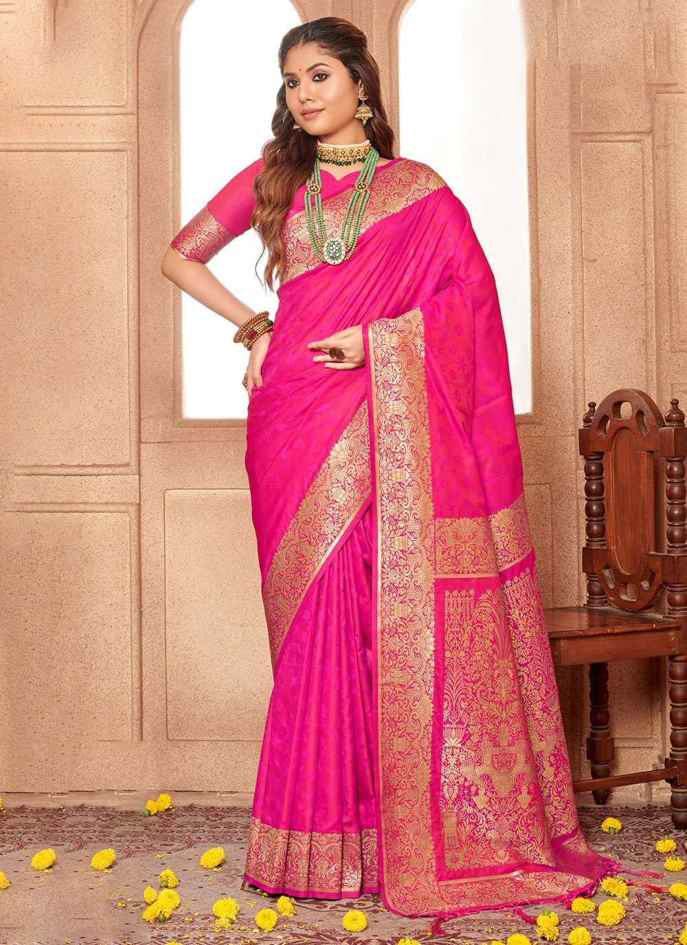 BUNAWAT ZAMDANI SILK Banarasi Silk Saree Wholesale catalog