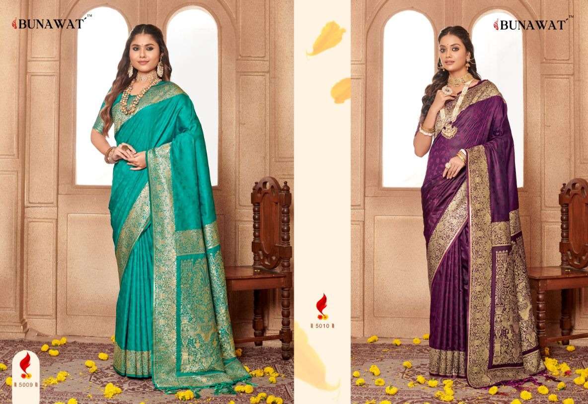 BUNAWAT ZAMDANI SILK Banarasi Silk Saree Wholesale catalog