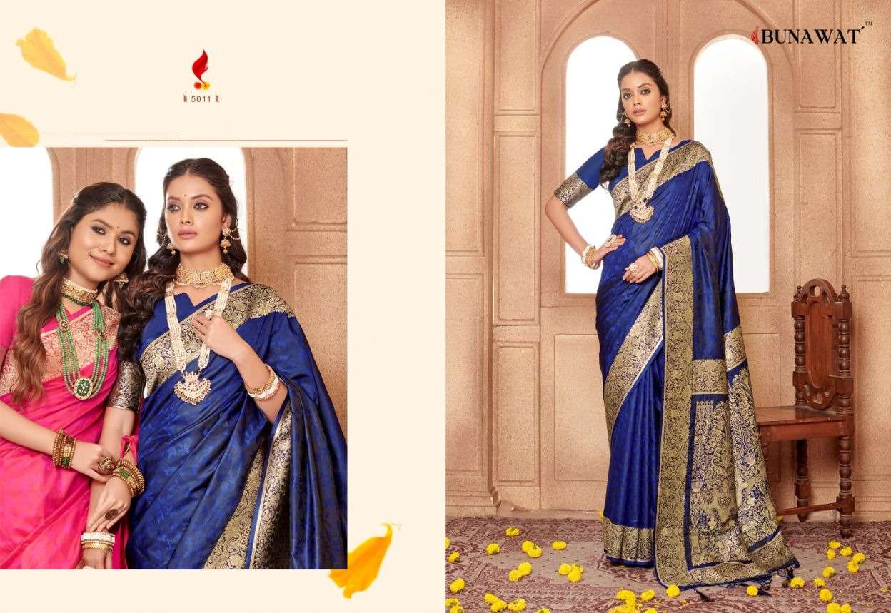 BUNAWAT ZAMDANI SILK Banarasi Silk Saree Wholesale catalog