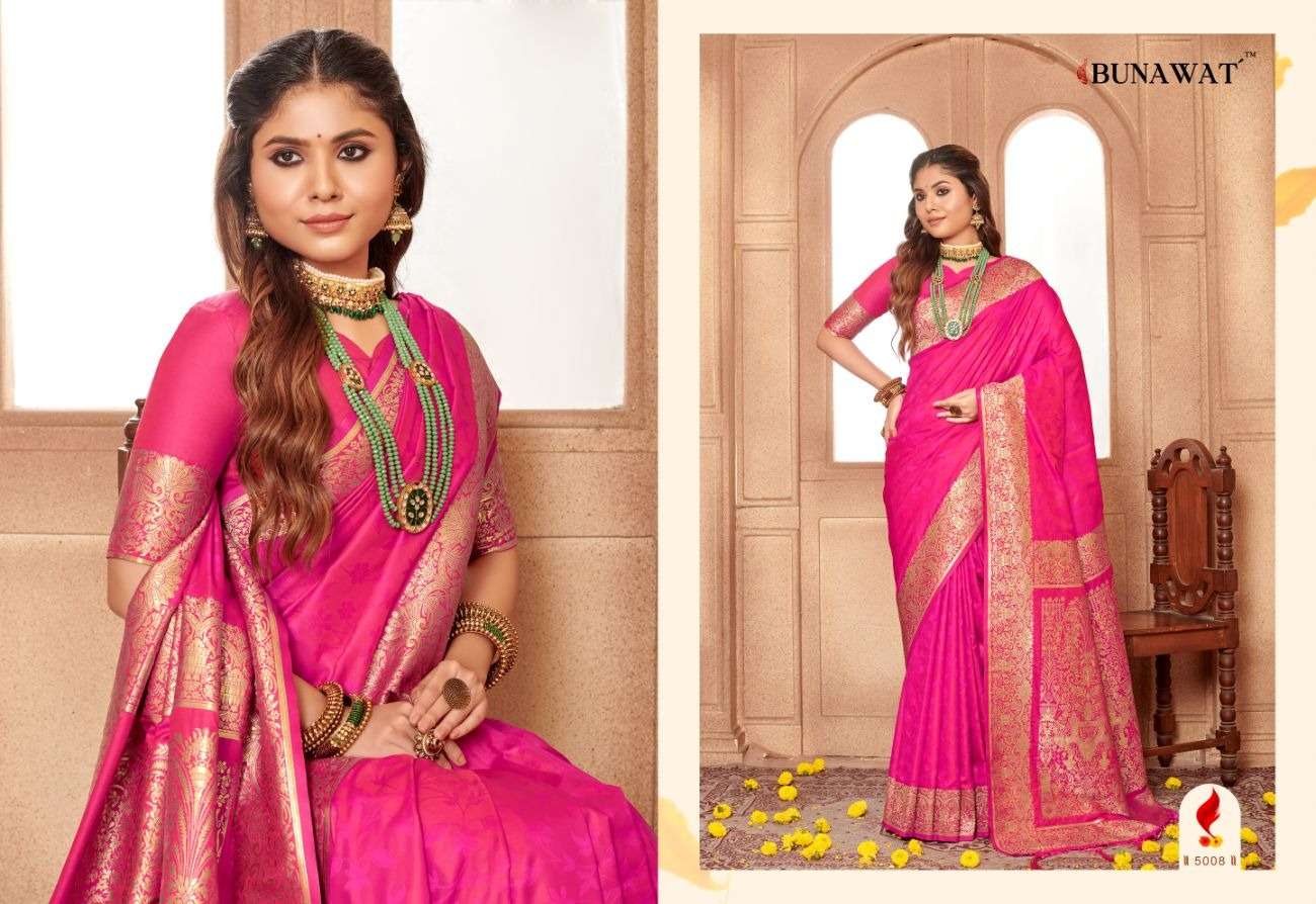 BUNAWAT ZAMDANI SILK Banarasi Silk Saree Wholesale catalog