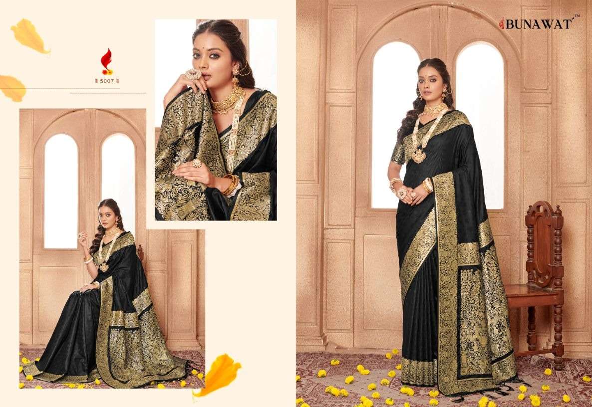 BUNAWAT ZAMDANI SILK Banarasi Silk Saree Wholesale catalog
