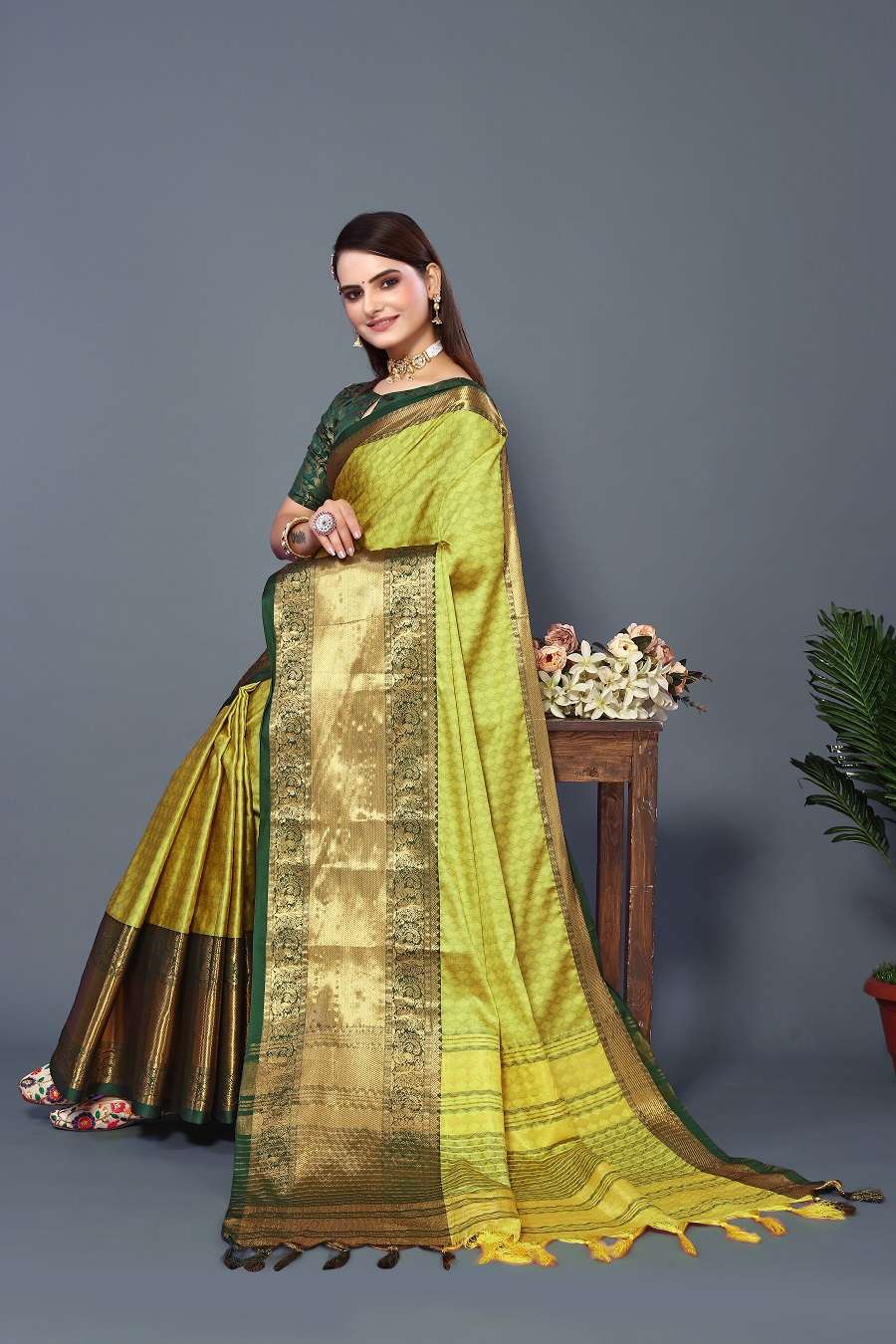 Chavi 2 Party Wear Jari Worked Banarasi Silk Saree Wholesale catalog