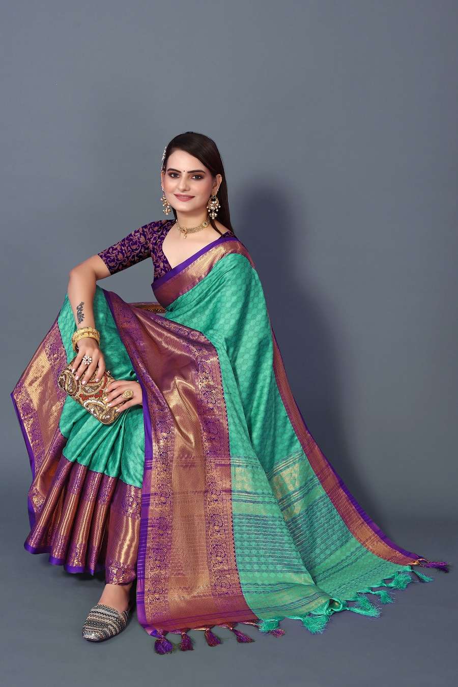 Chavi 2 Party Wear Jari Worked Banarasi Silk Saree Wholesale catalog