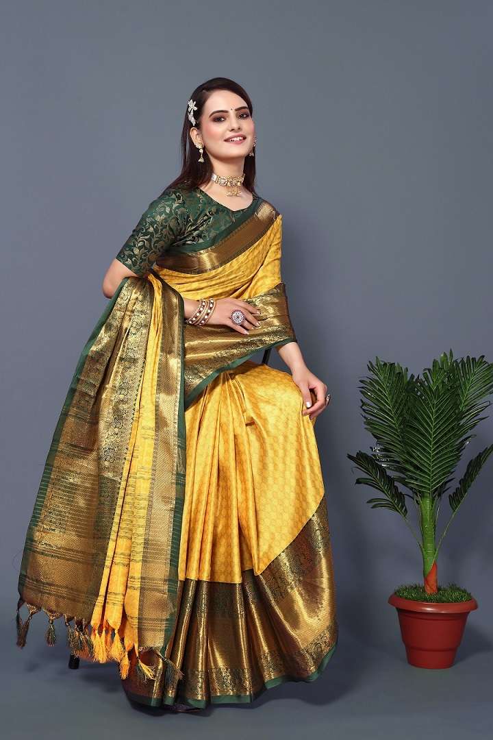 Chavi 2 Party Wear Jari Worked Banarasi Silk Saree Wholesale catalog