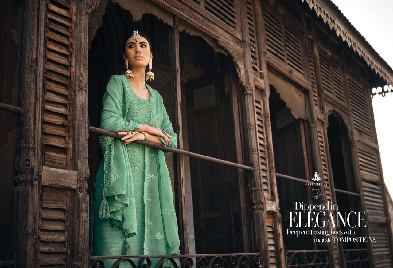 CINDERELAA ETERNITY SILK JAQUARD Salwar Kameez Wholesale catalog