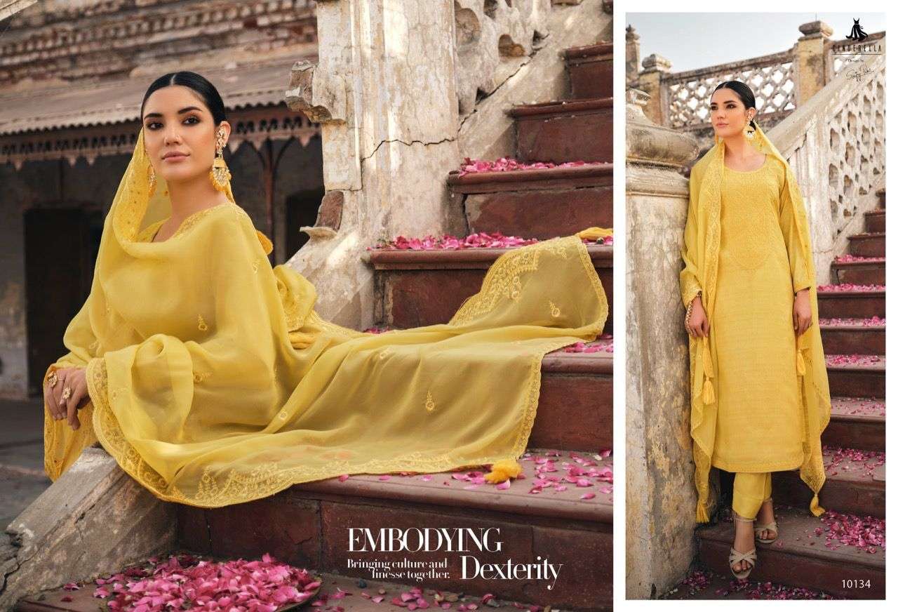 CINDERELAA ETERNITY SILK JAQUARD Salwar Kameez Wholesale catalog
