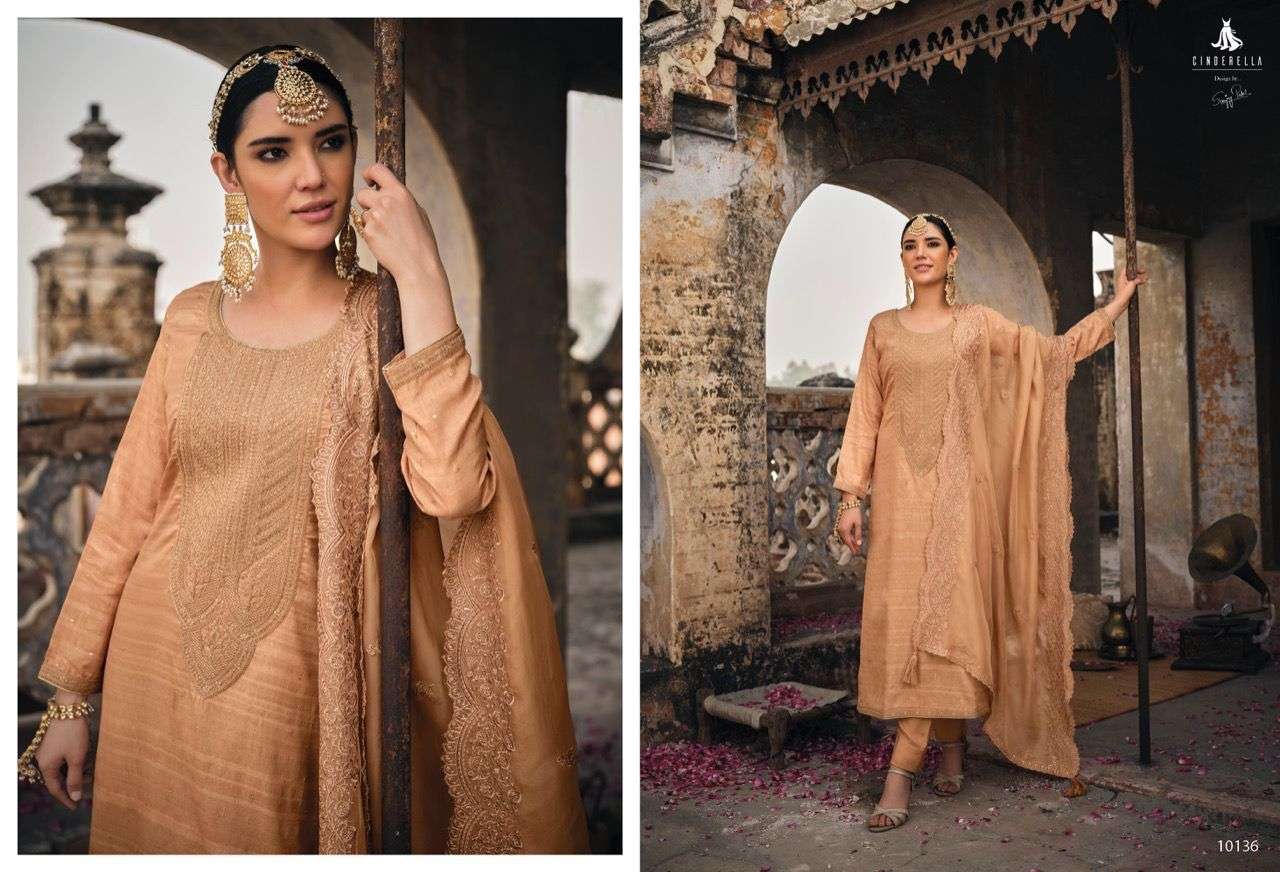 CINDERELAA ETERNITY SILK JAQUARD Salwar Kameez Wholesale catalog