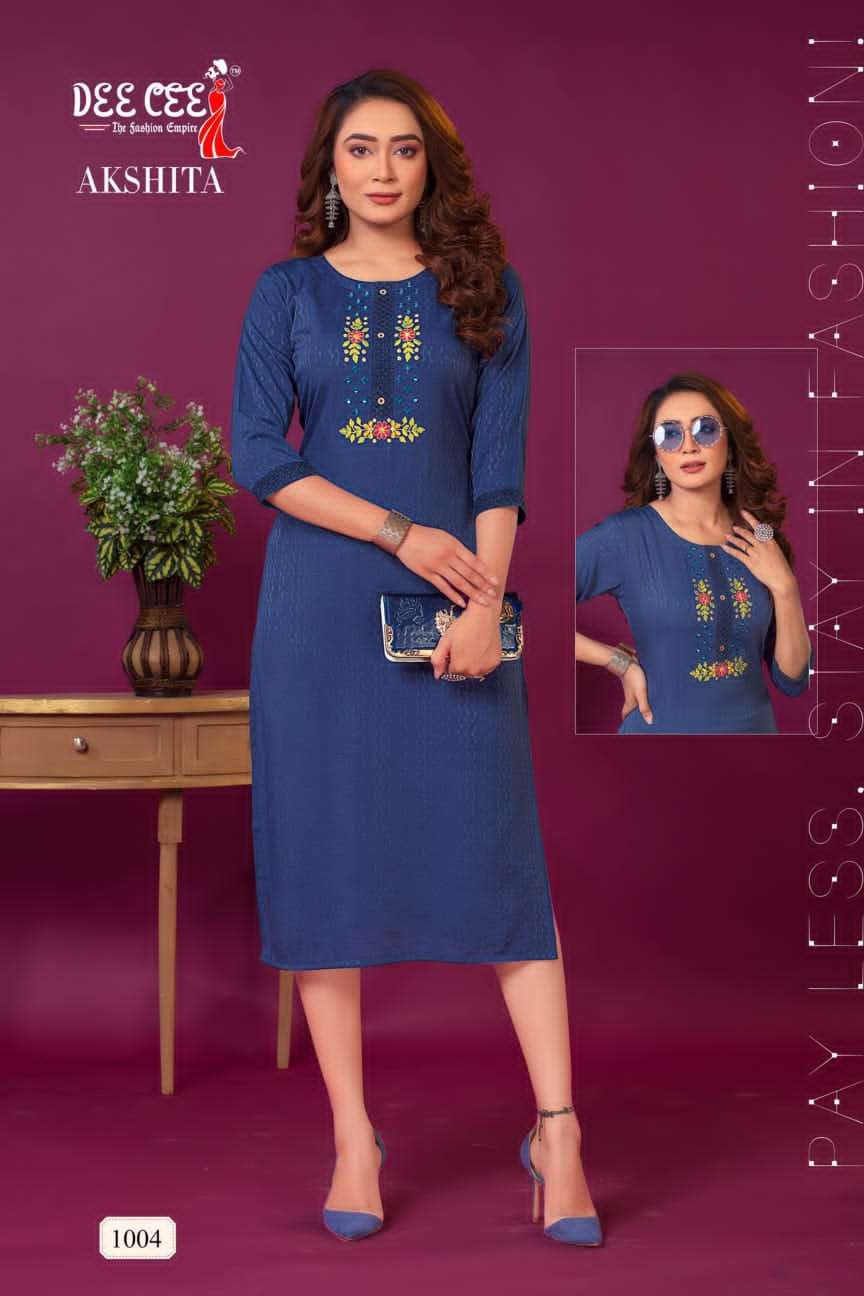 DeeCee AKSHITA Kurti Wholesale catalog