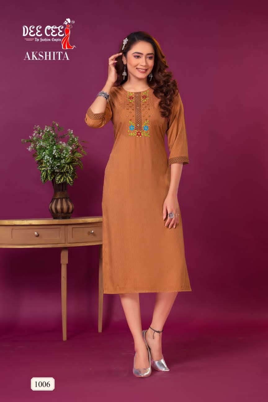 DeeCee AKSHITA Kurti Wholesale catalog