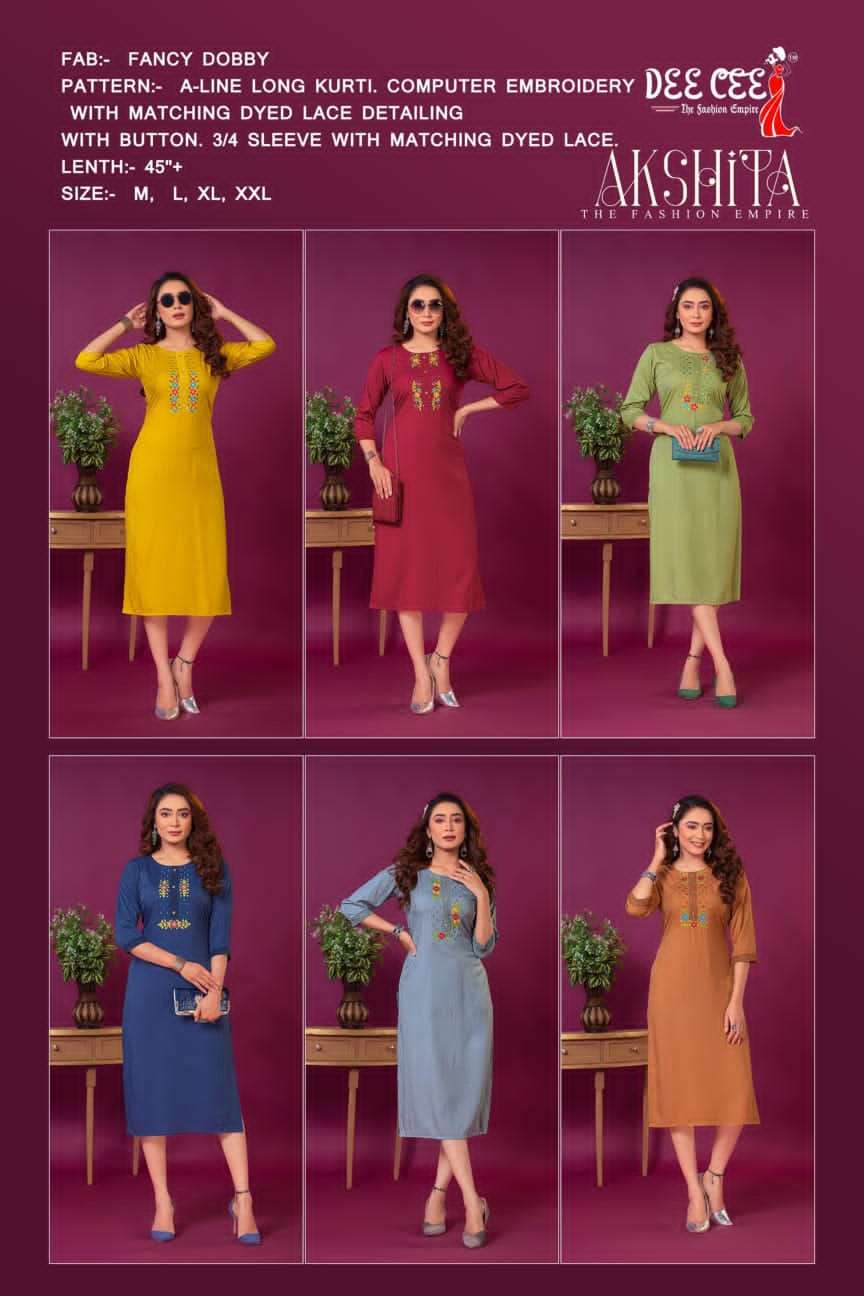 DeeCee AKSHITA Kurti Wholesale catalog