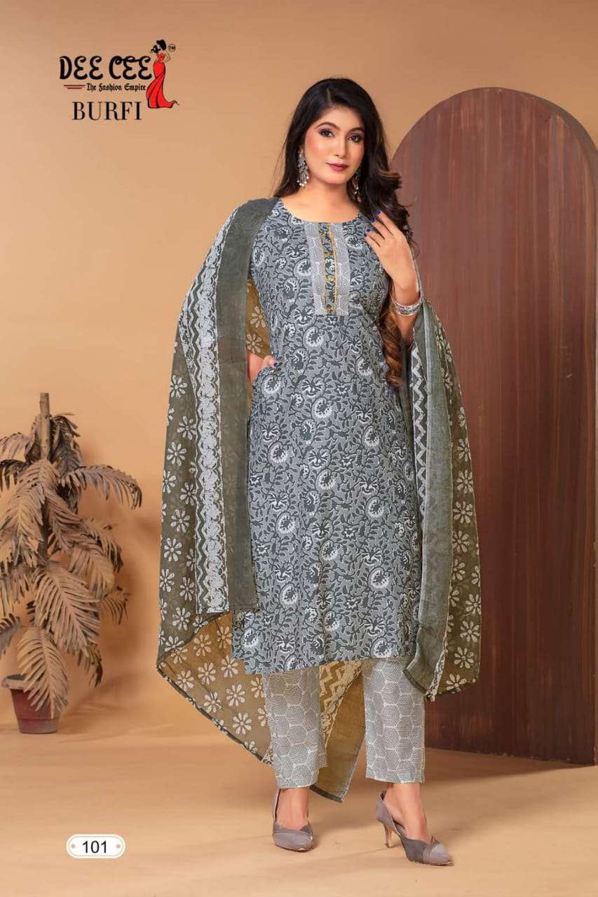 DeeCee BURFI Cotton Kurti Wholesale catalog