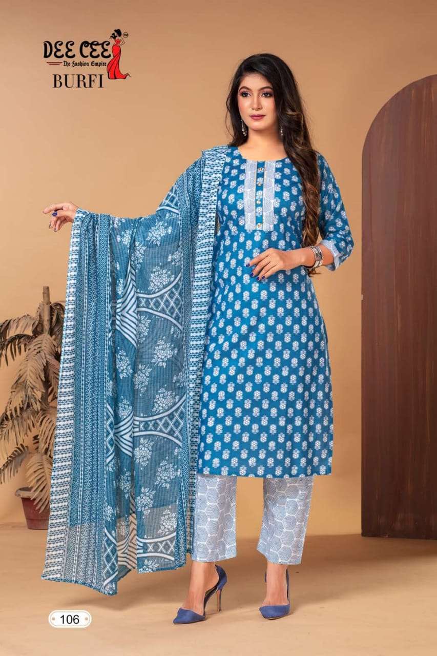 DeeCee BURFI Cotton Kurti Wholesale catalog