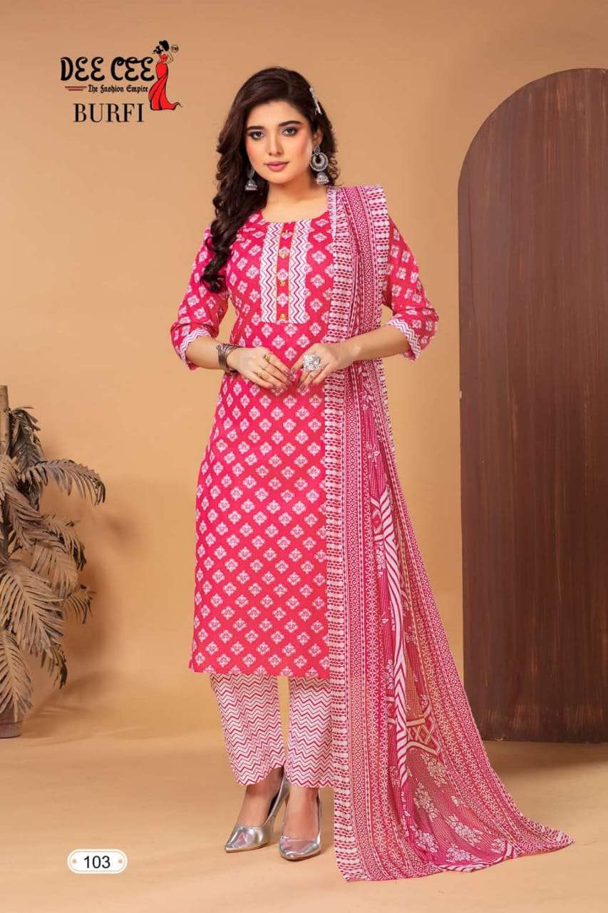 DeeCee BURFI Cotton Kurti Wholesale catalog