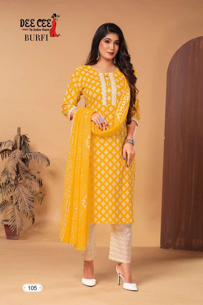 DeeCee BURFI Cotton Kurti Wholesale catalog
