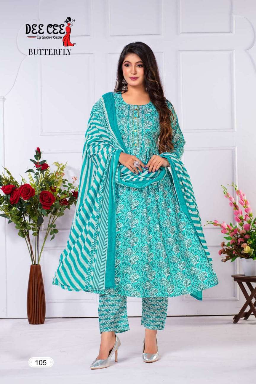 DeeCee BUTTERFLY Cotton Kurti Wholesale catalog