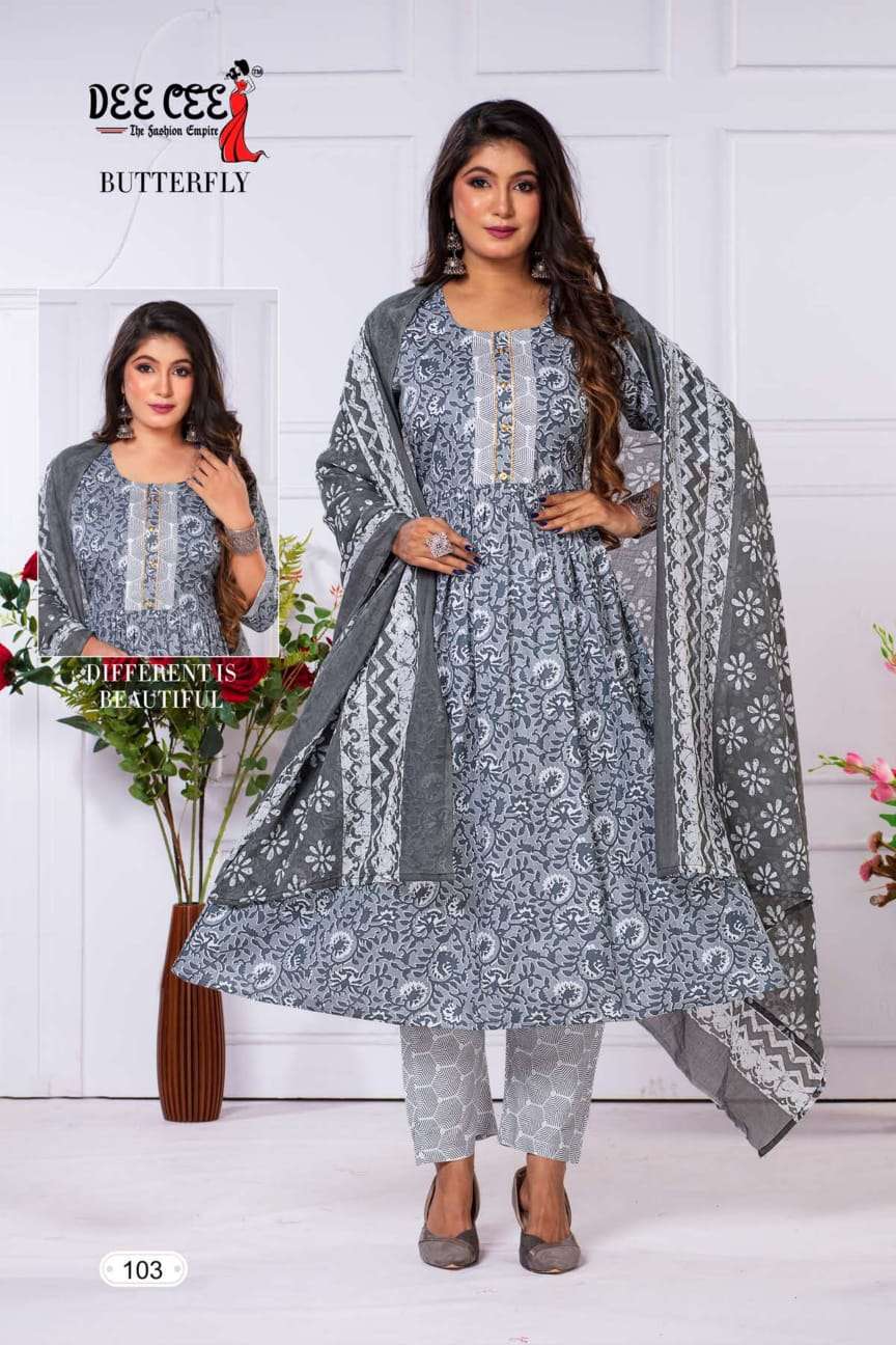 DeeCee BUTTERFLY Cotton Kurti Wholesale catalog