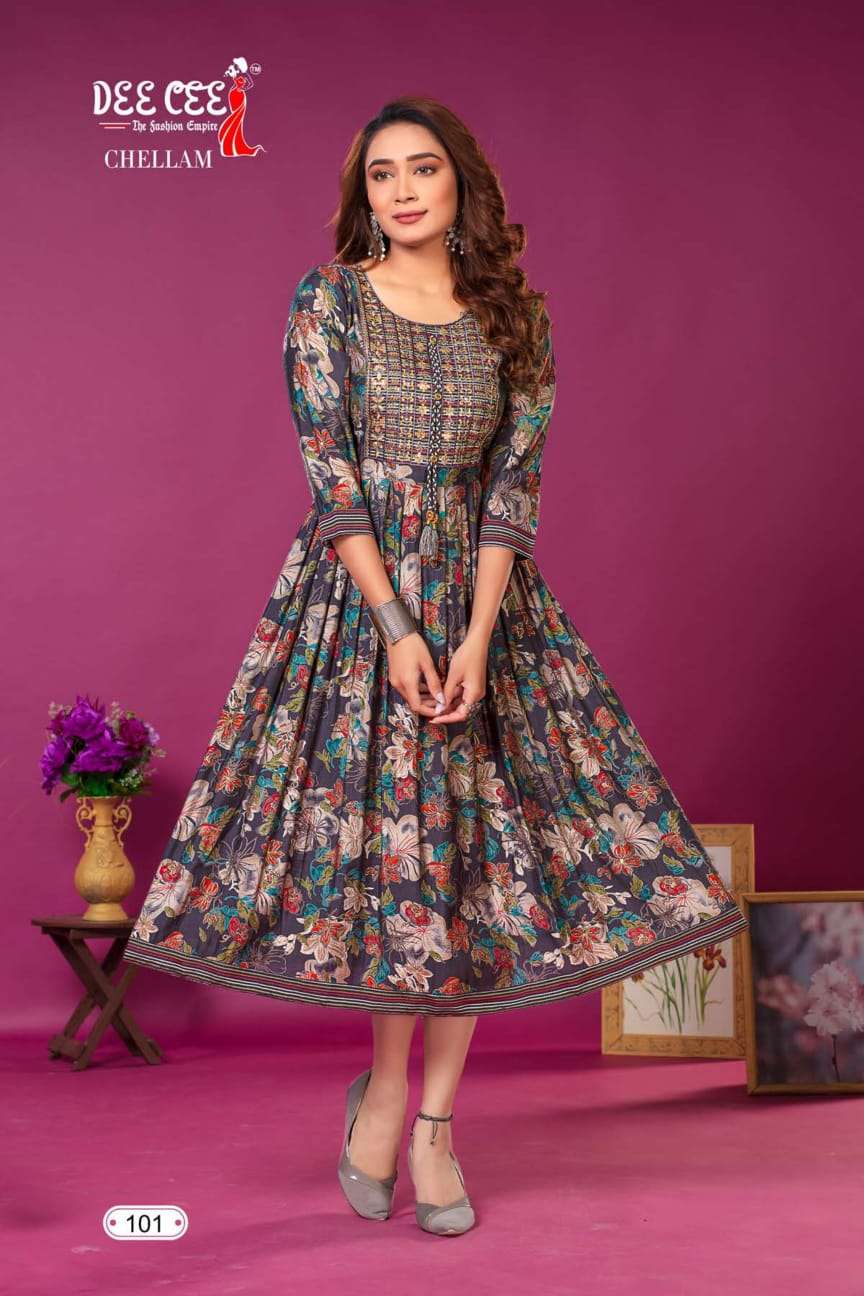 DeeCee CHELLAM Kurti Wholesale catalog