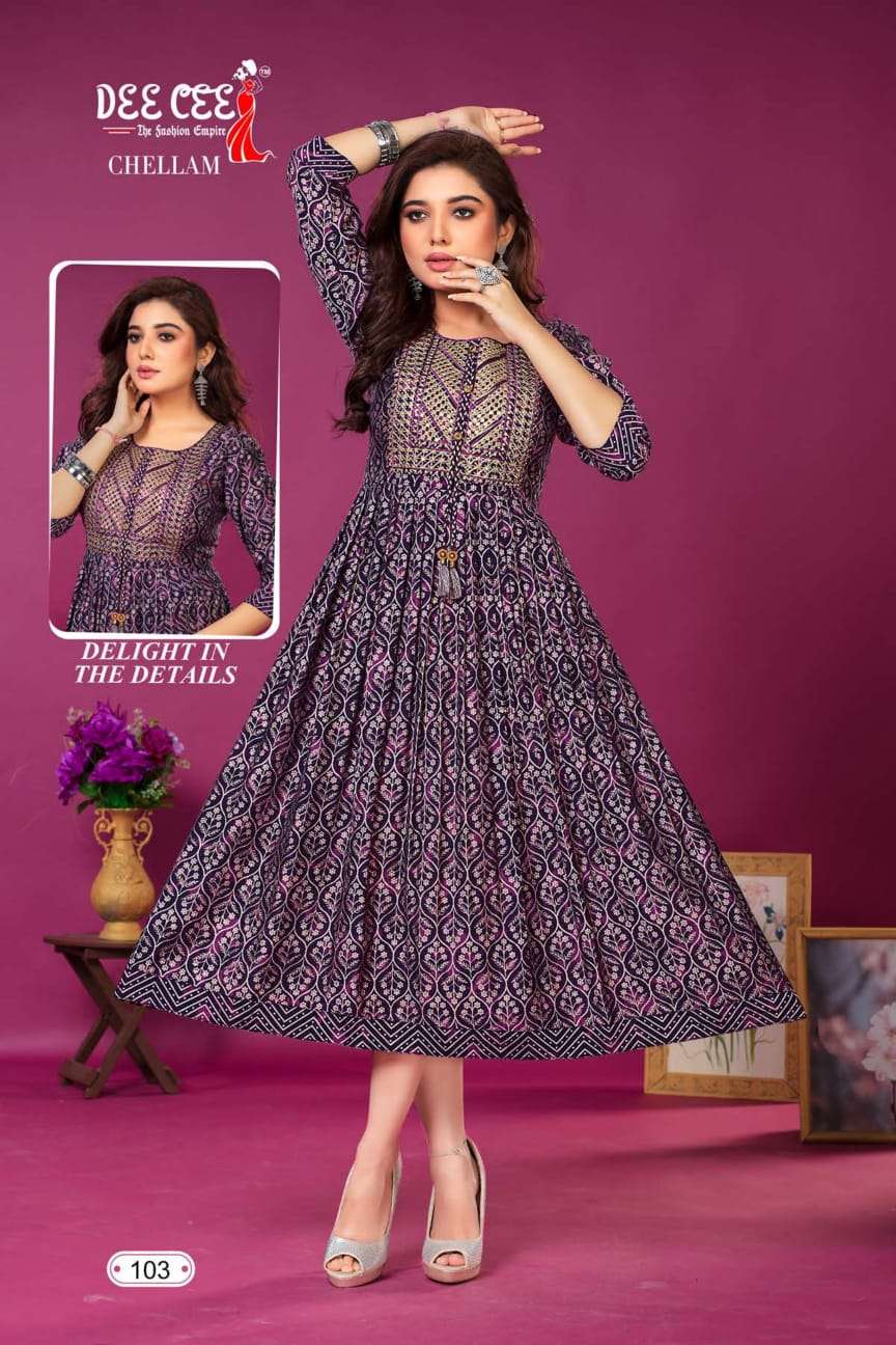 DeeCee CHELLAM Kurti Wholesale catalog