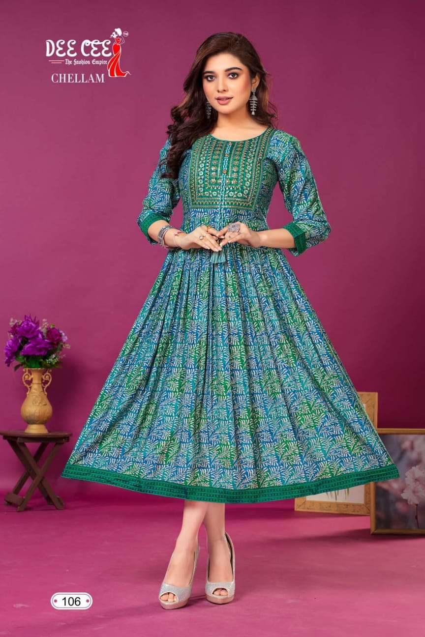 DeeCee CHELLAM Kurti Wholesale catalog