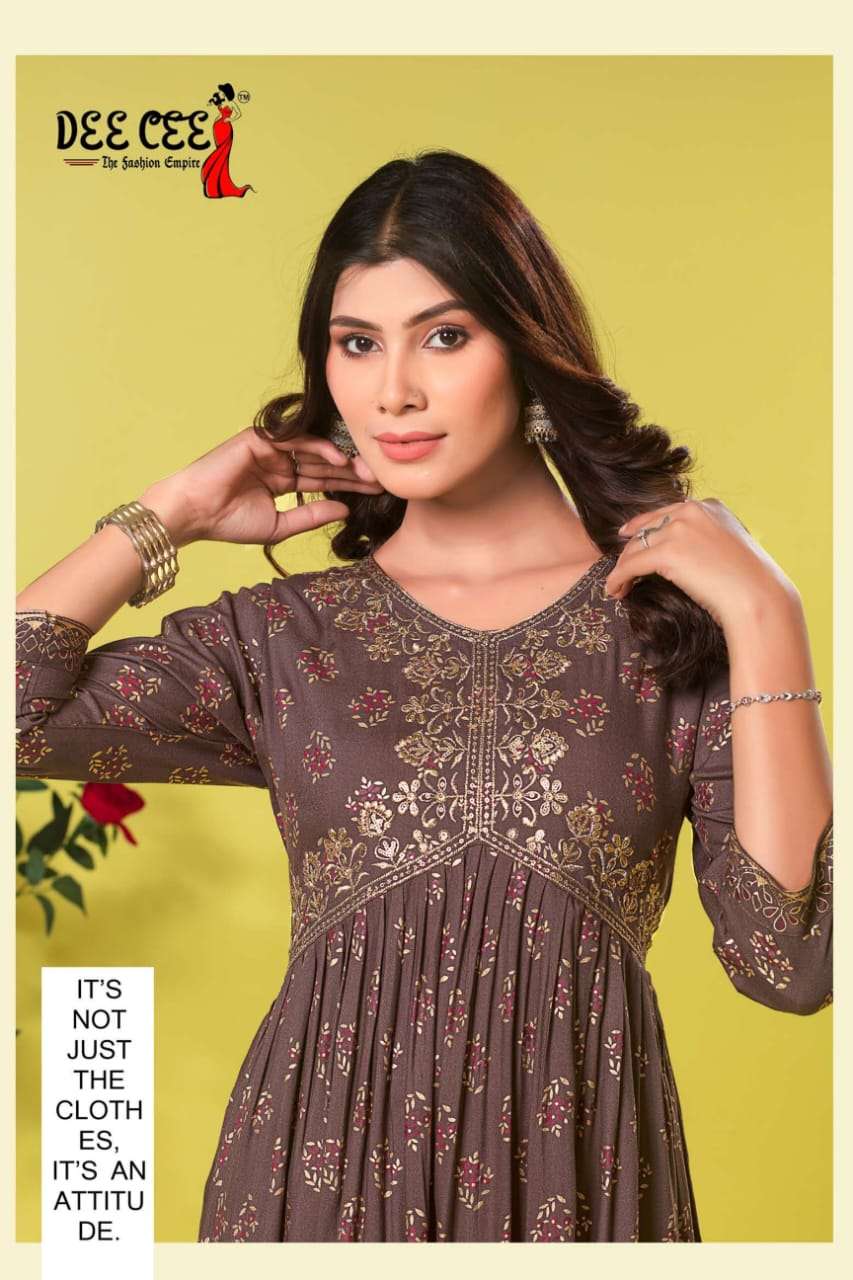 DeeCee DIYA ALIA CUT  Kurti Wholesale catalog
