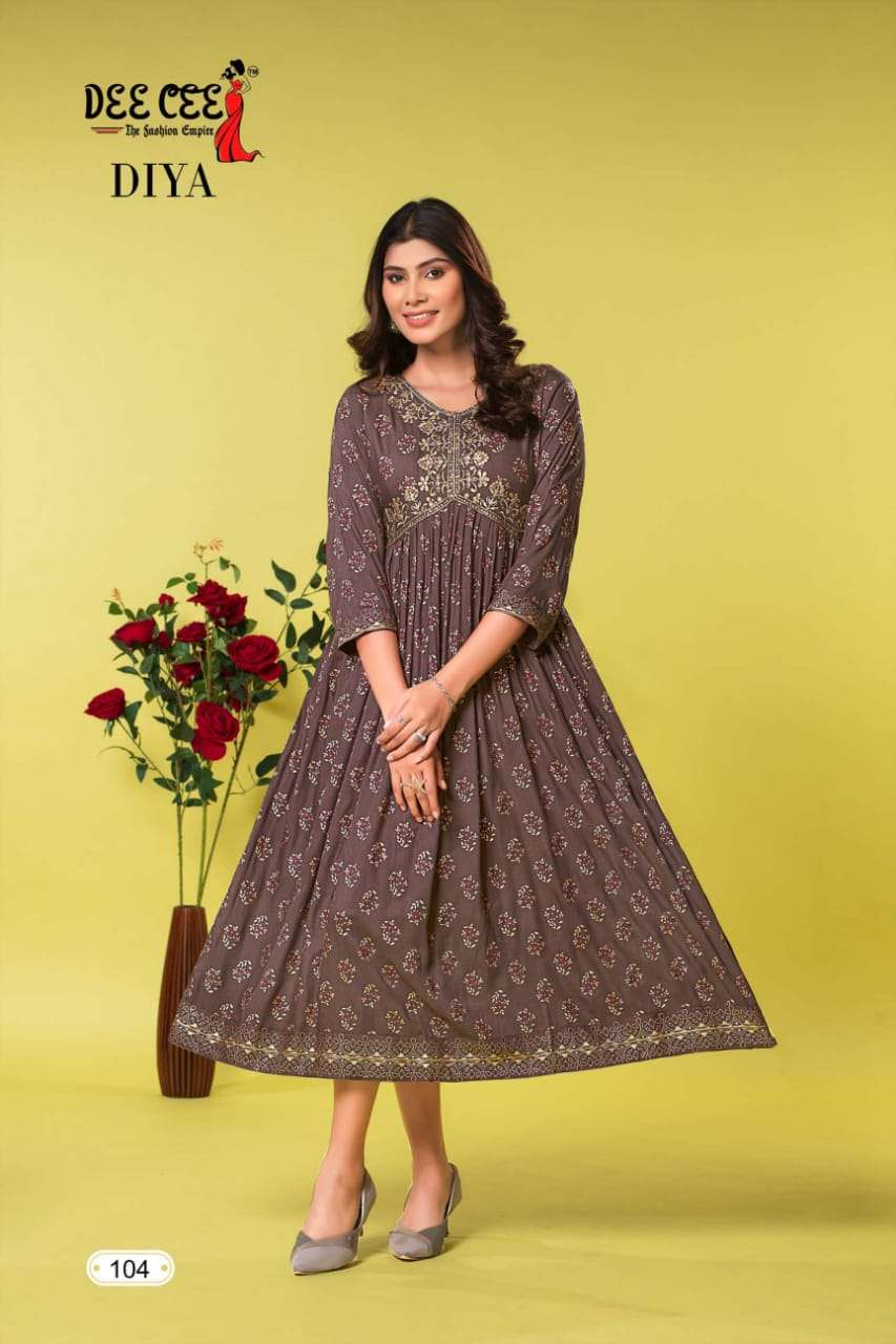 DeeCee DIYA ALIA CUT  Kurti Wholesale catalog