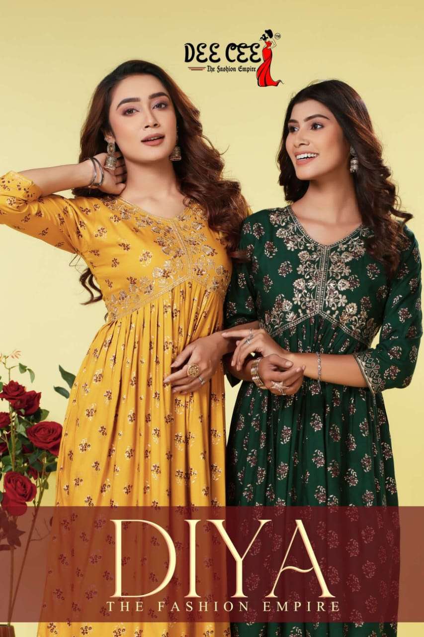 DeeCee DIYA ALIA CUT  Kurti Wholesale catalog
