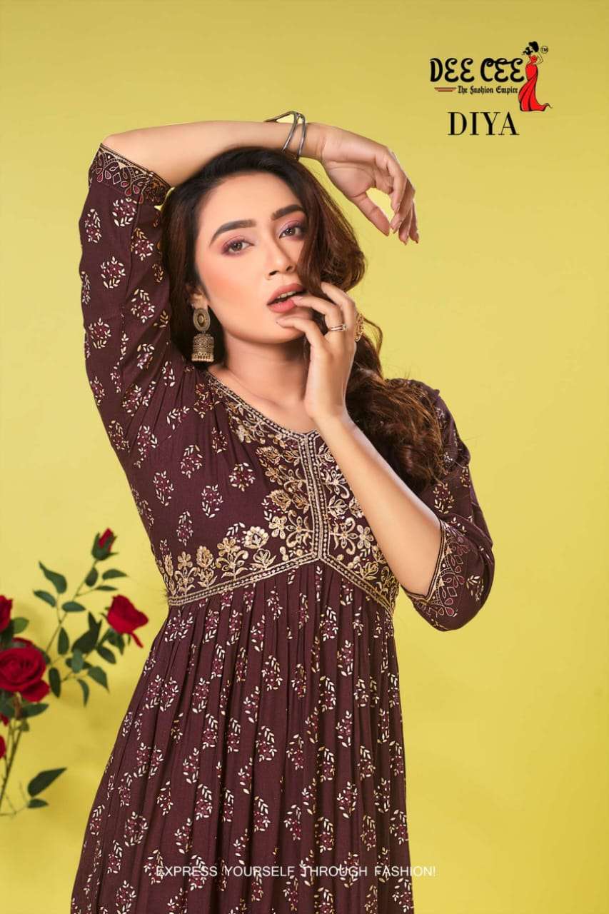 DeeCee DIYA ALIA CUT  Kurti Wholesale catalog