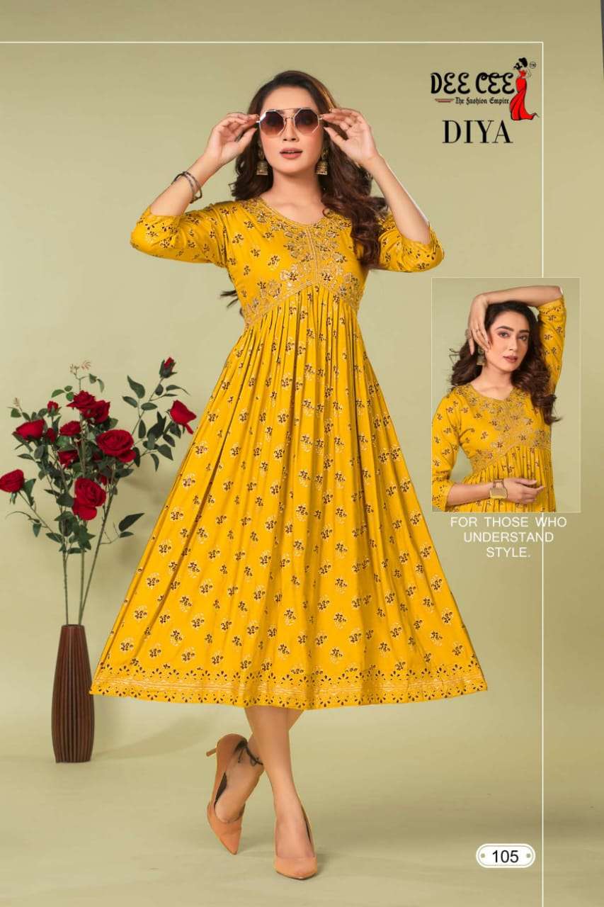DeeCee DIYA ALIA CUT  Kurti Wholesale catalog