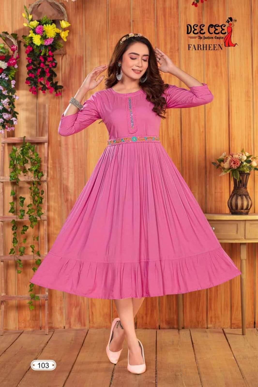 DEECEE FARHEEN Kurti Wholesale catalog