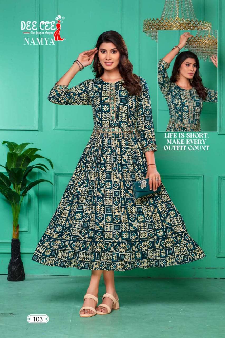 DeeCee NAMYA Kurti Wholesale catalog