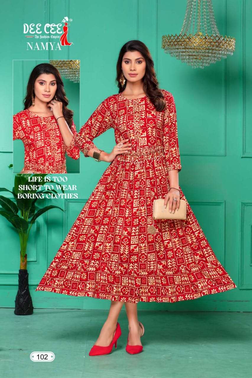 DeeCee NAMYA Kurti Wholesale catalog