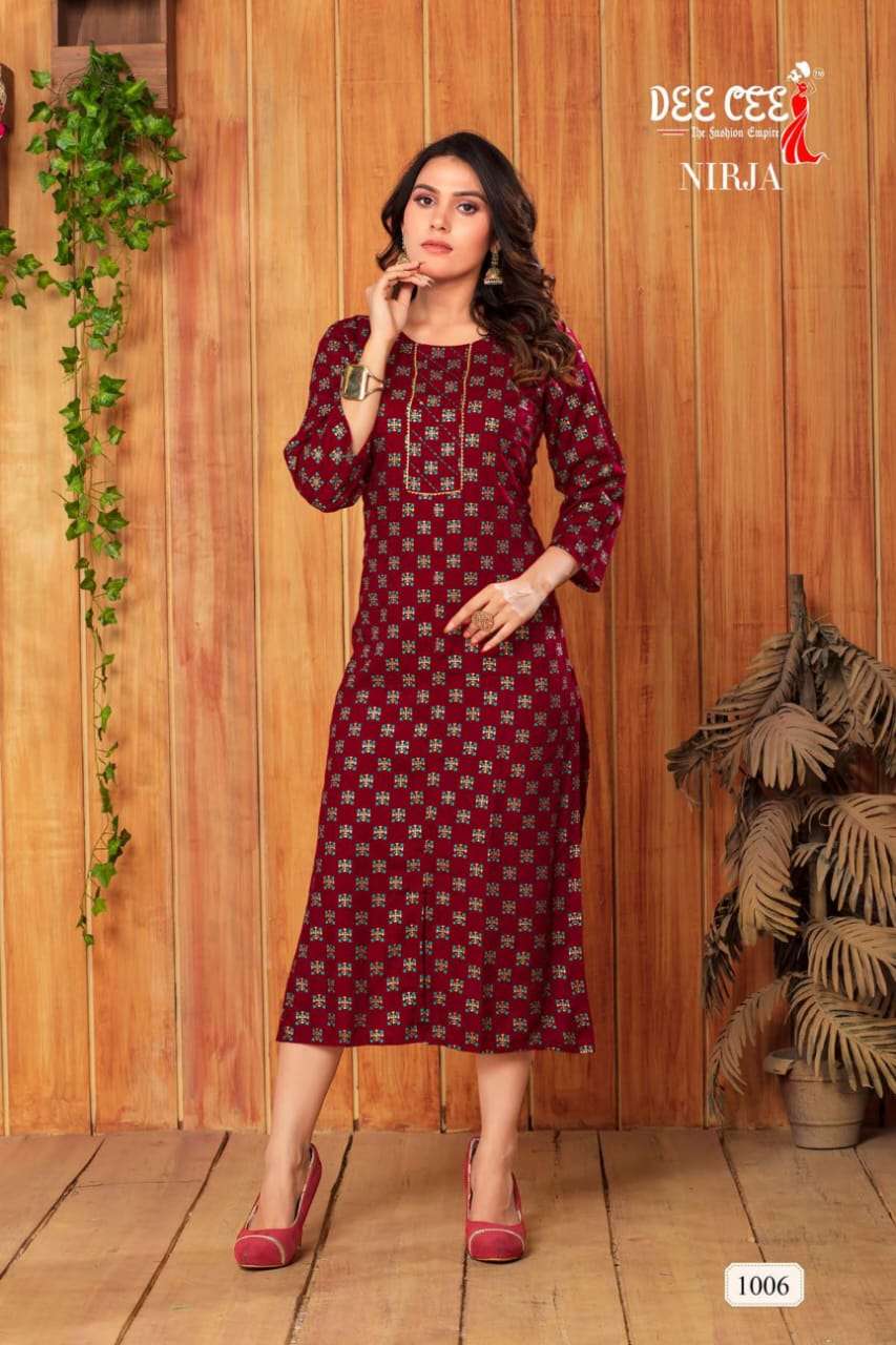 DeeCee NIRJA Kurti Wholesale catalog