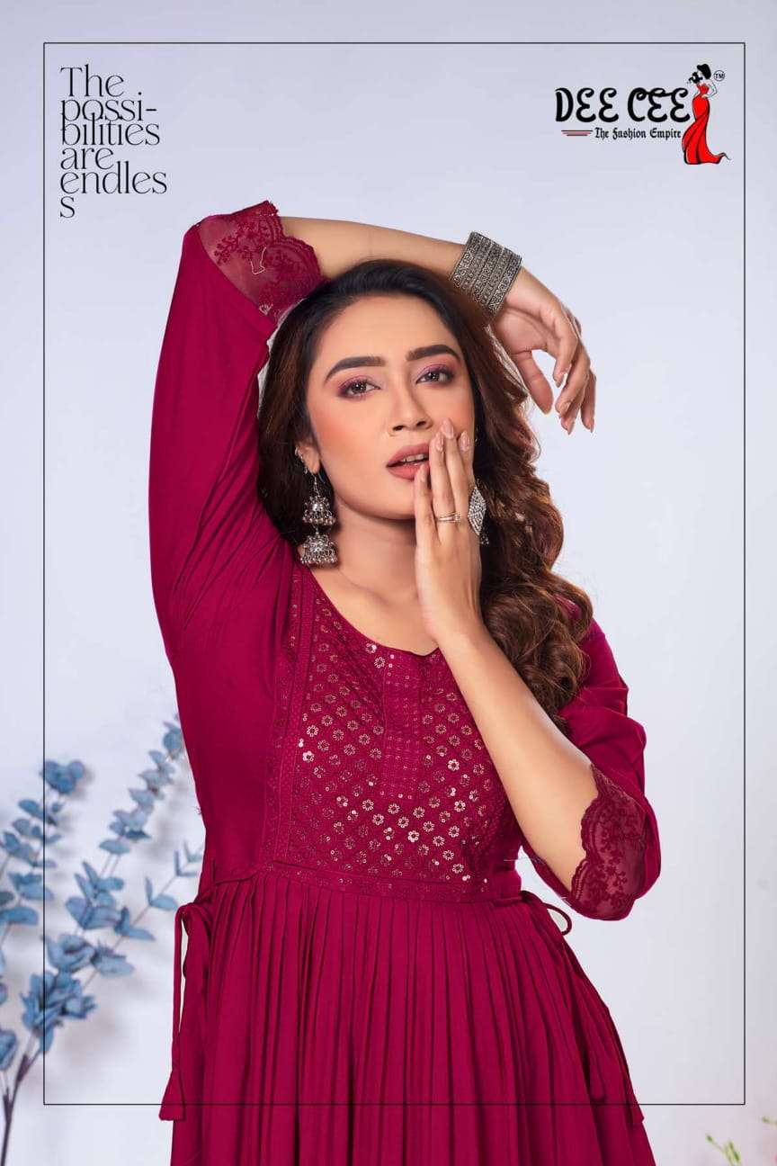 DeeCee RIDHI NAIRA CUT Kurti Wholesale catalog