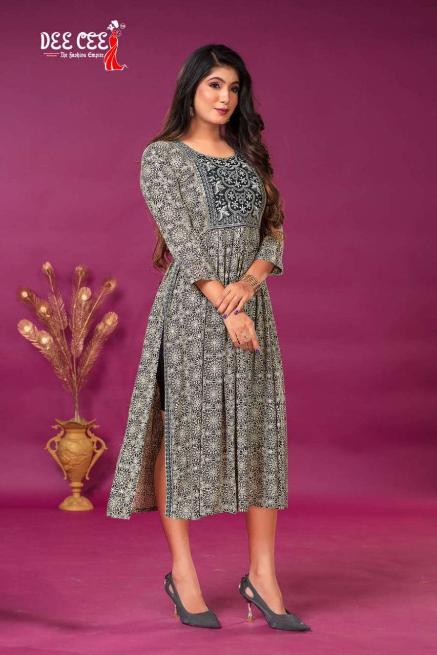 DeeCee SAMATA NAIRA CUT Kurti Wholesale catalog