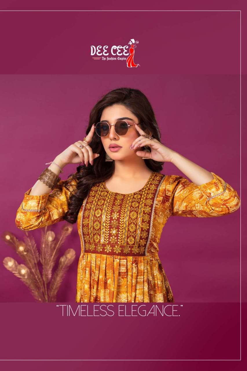 DeeCee SAMATA NAIRA CUT Kurti Wholesale catalog