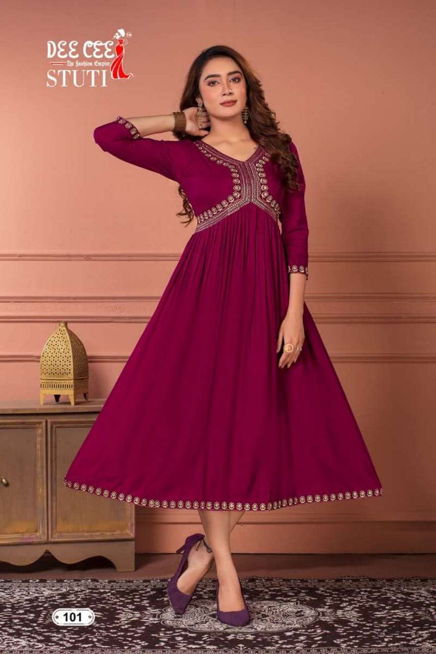 DEECEE STUTI NAIRA CUT Kurti Wholesale catalog