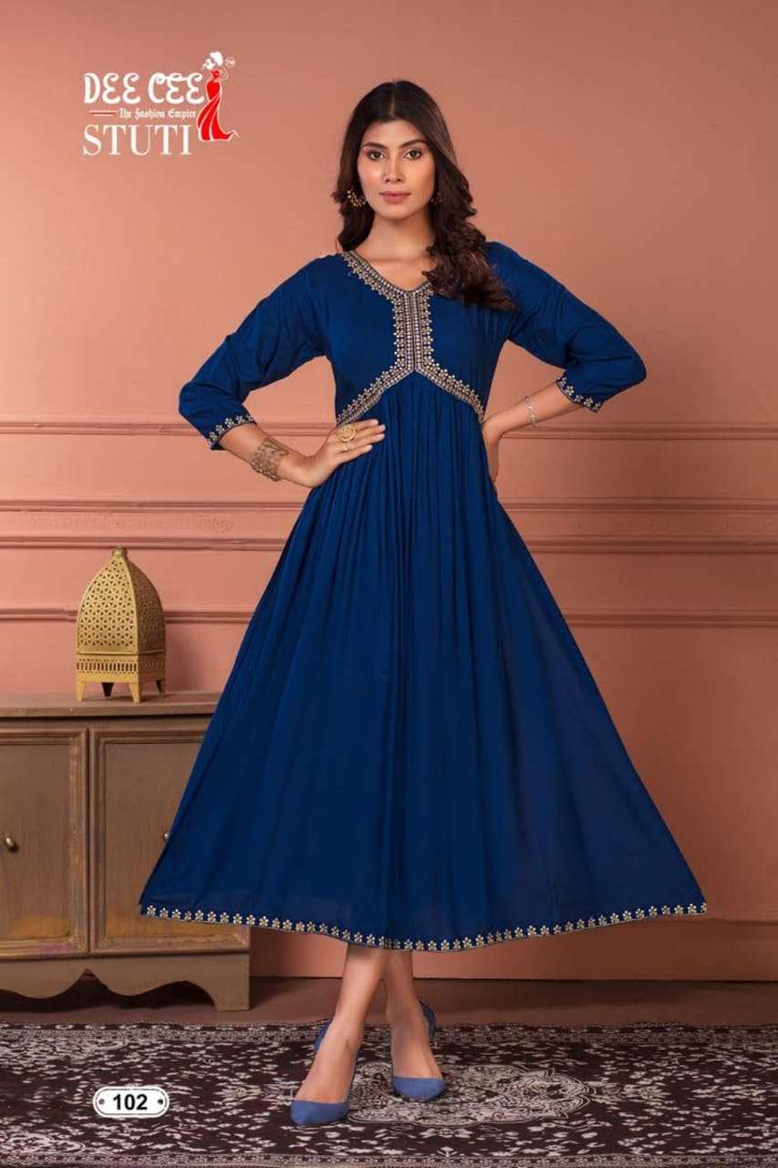 DEECEE STUTI NAIRA CUT Kurti Wholesale catalog
