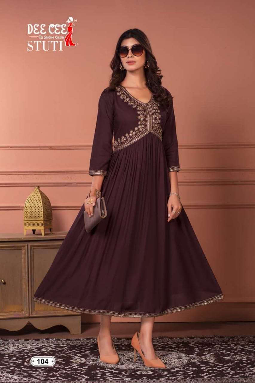 DEECEE STUTI NAIRA CUT Kurti Wholesale catalog