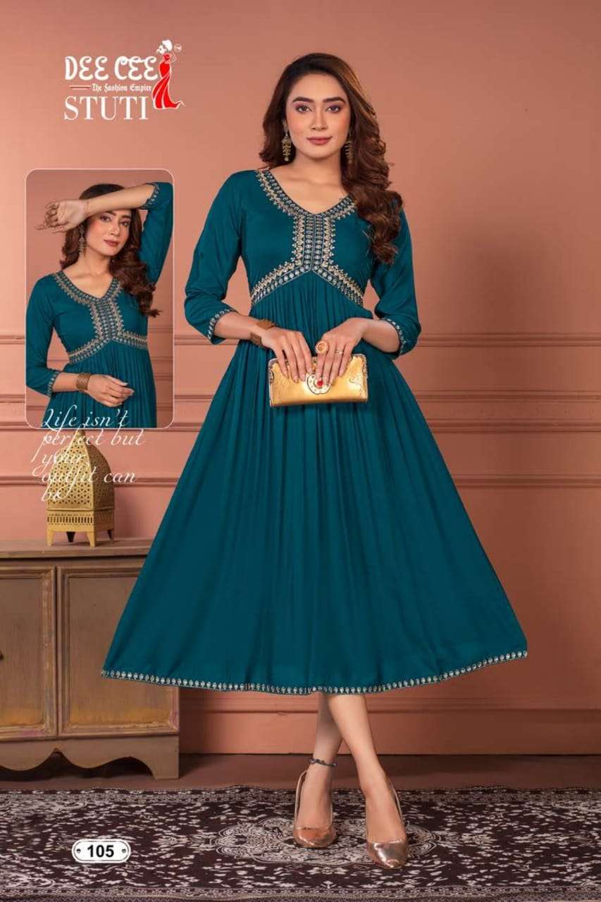 DEECEE STUTI NAIRA CUT Kurti Wholesale catalog