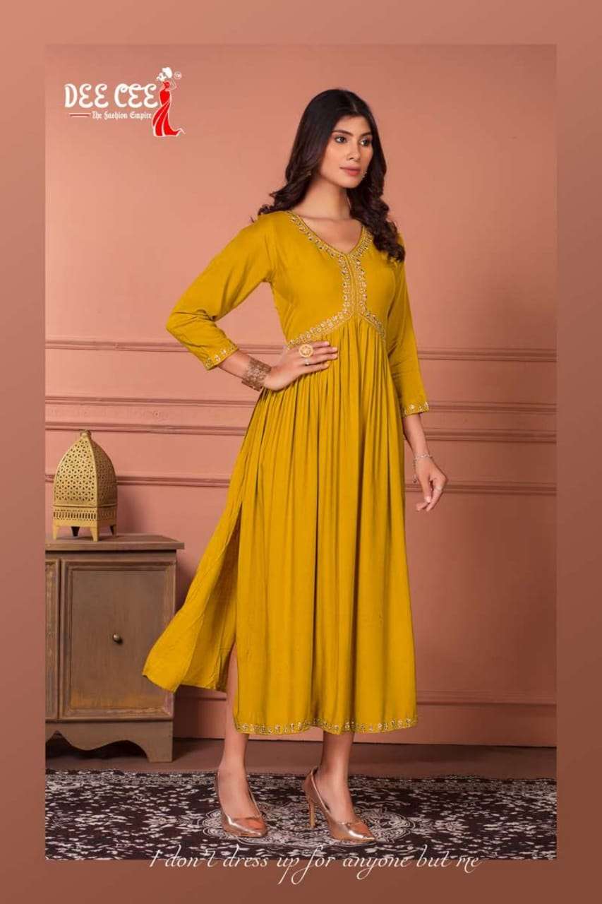 DEECEE STUTI NAIRA CUT Kurti Wholesale catalog