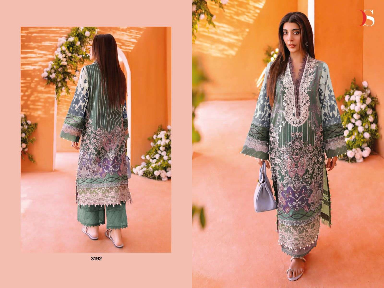 Deepsy Jade Solitarite Vol 23 Chiffon Dupatta Pakistani Salwar Suits Wholesale catalog