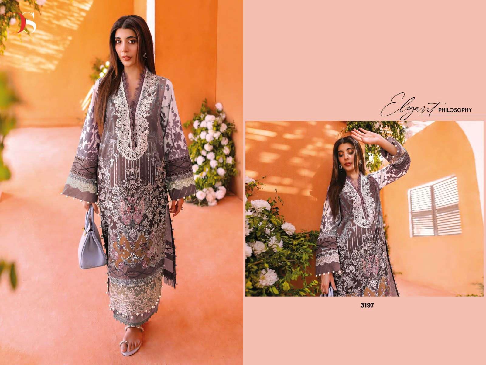 Deepsy Jade Solitarite Vol 23 Chiffon Dupatta Pakistani Salwar Suits Wholesale catalog