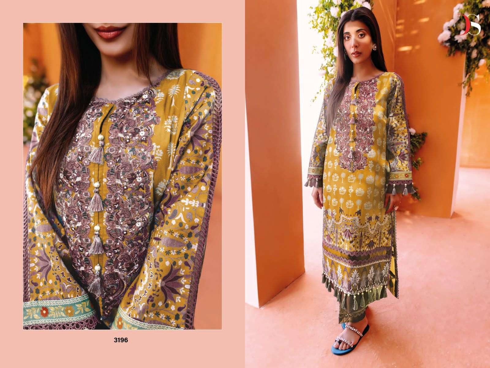 Deepsy Jade Solitarite Vol 23 Cotton Dupatta Pakistani Salwar Suits Wholesale catalog