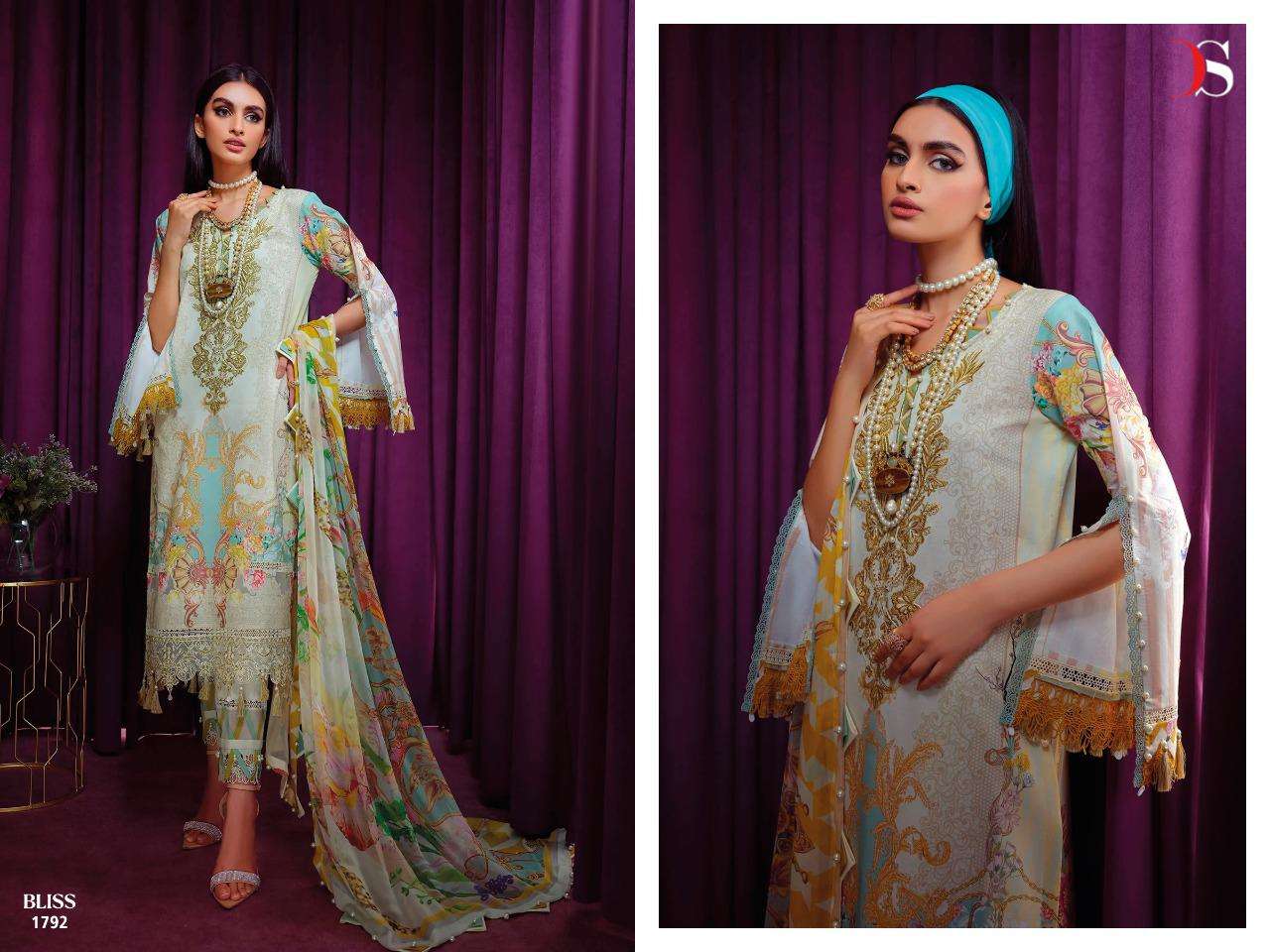 DEEPSY SUITS Bliss 22 Pasmina  with embroidery  Salwar Kameez Wholesale catalog