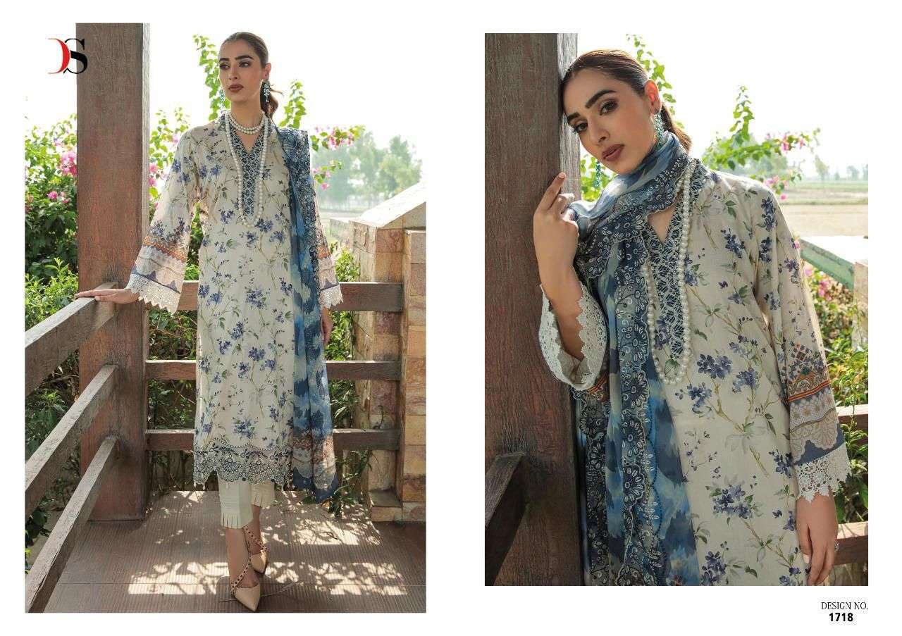 DEEPSY SUITS  Chunari lawn Mini Nx embroidered cotton Mal -Mal dupatta Salwar Kameez Wholesale catalog