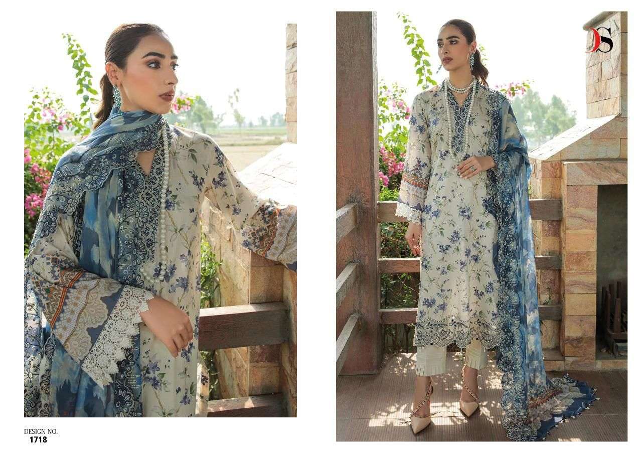 DEEPSY SUITS  Chunari lawn Mini Nx embroidered cotton Mal -Mal dupatta Salwar Kameez Wholesale catalog